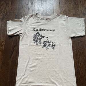 VINTAGE The Starvations S T-SHIRT 90s 00s BLUES COUNTRY GARAGE LA JAIL WEDDINGS